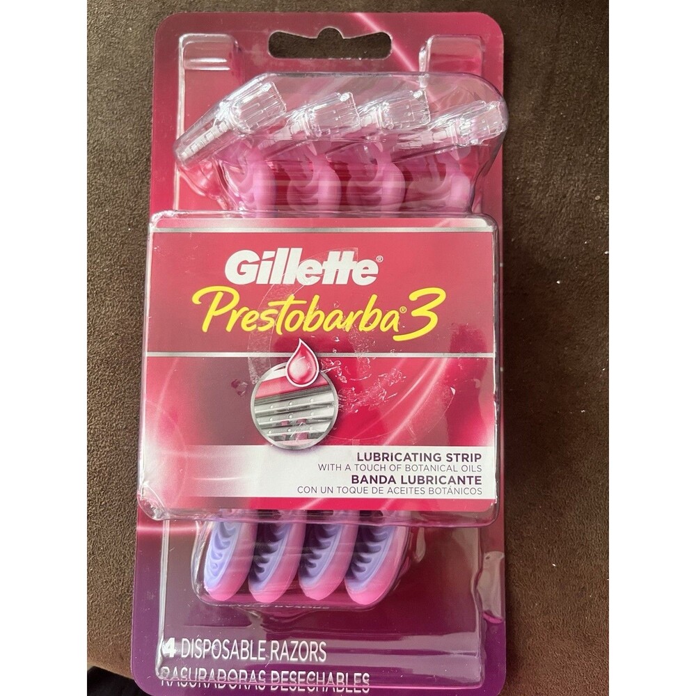 Women’s Gillette 3 Disposable 4 pack Bundle Of 3 Packages
